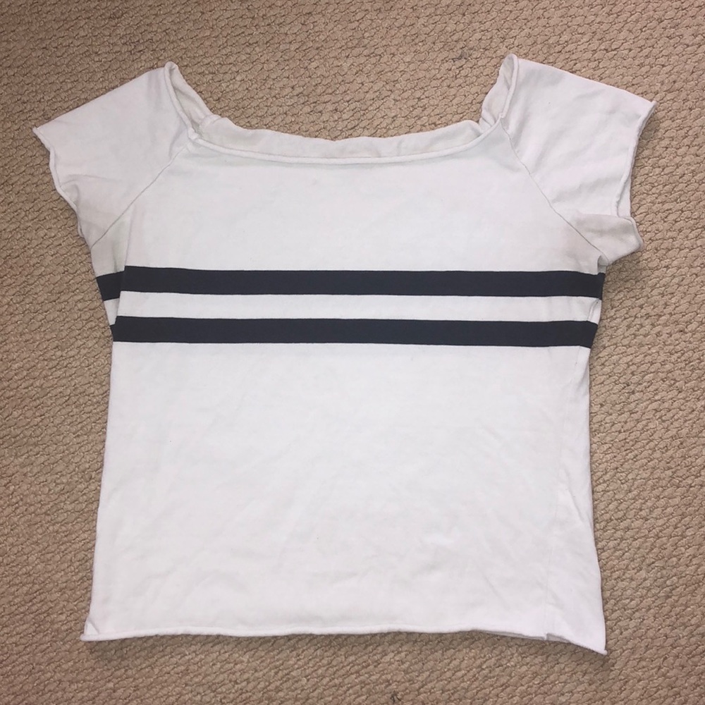 John Galt stripped crop top